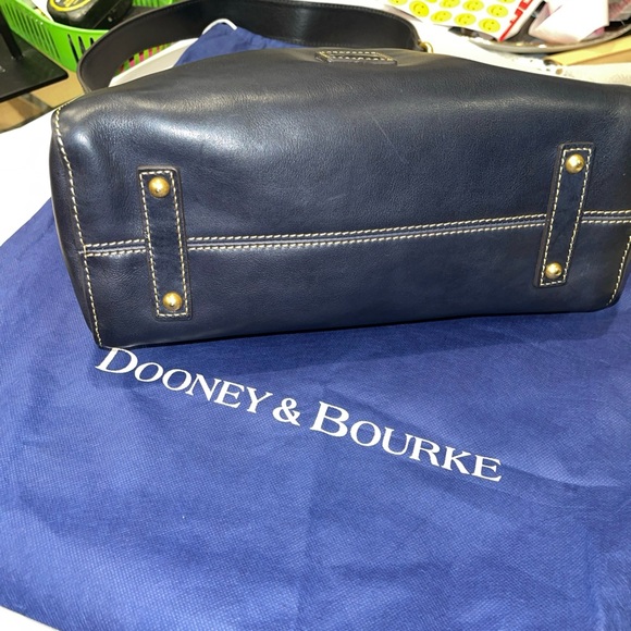 DOONEY & BOURKE Florentine Vacchetta leather, Black, Sholder, Hobo, With Duster - Picture 6 of 14